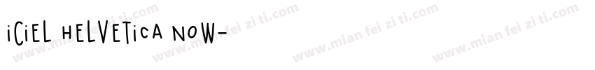 iCiel Helvetica Now字体转换